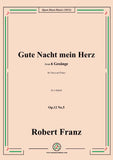 R. Franz-Gute Nacht mein Herz,Op.12 No.5