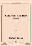 Franz-Gute Nacht mein Herz,in c minor,Op.12 No.5