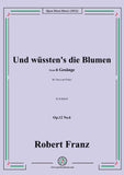 R. Franz-Und wusstens die Blumen,Op.12 No.6