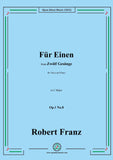 Franz-Fur Einen,Op.1 No.8