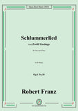 Franz-Schlummerlied,Op.1 No.10