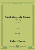 Franz-Durch sauselnde Baume,in D Major,Op.4 No.9