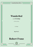 Franz-Wanderlied,Op.4 No.11