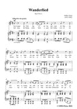 Franz-Wanderlied,Op.4 No.11