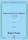 Franz-Madchen mit dem roten Mundchen,Op.5 No.5
