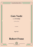 R. Franz-Gute Nacht,Op.5 No.7