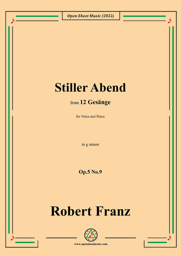 Franz-Stiller Abend,in g minor,Op.5 No.9