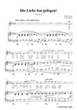 R. Franz-Die Liebe hat gelogen!,Op.6 No.4