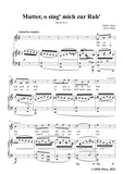 R. Franz-Mutter,o sing' mich zur Ruh',Op.10 No.3