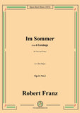 R. Franz-Im Sommer,Op.11 No.4
