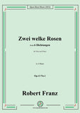 Franz-Zwei welke Rosen,in A Major,Op.13 No.1