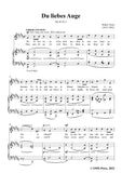 Franz-Du liebes Auge,in B Major,Op.16 No.1