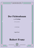 R. Franz-Der Fichtenbaum,Op.16 No.3