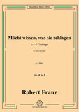 Franz-Mocht wissen,was sie schlagen