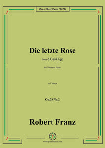 Franz-Die letzte Rose