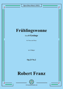 Franz-Fruhlingswonne