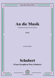 Schubert-An die Musik,D.547,for Baritone,Female Chorus & Piano