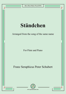 Schubert-Ständchen,for Flute and Piano