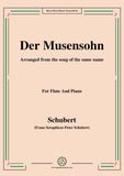 Schubert-Der Musensohn,for Flute and Piano