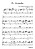 Schubert-Der Musensohn,for Flute and Piano