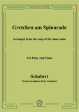 Schubert-Gretchen am Spinnrade,for Flute and Piano