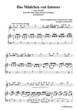Schubert-Das Mädchen von Inistore,for Violin and Piano