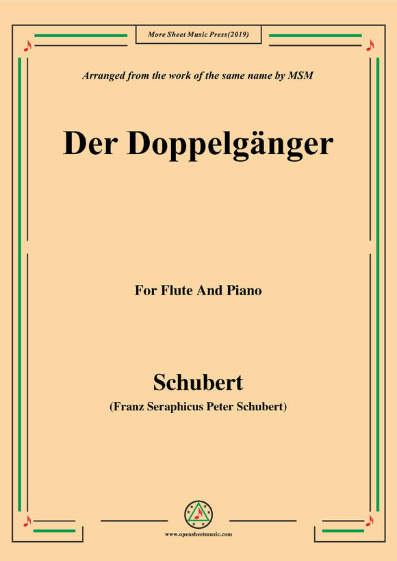 Schubert-Doppelgänger,for Flute and Piano