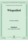 Schubert-Wiegenlied,for Flute and Piano