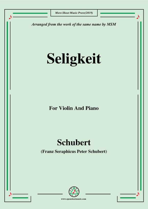 Schubert-Seligkeit
