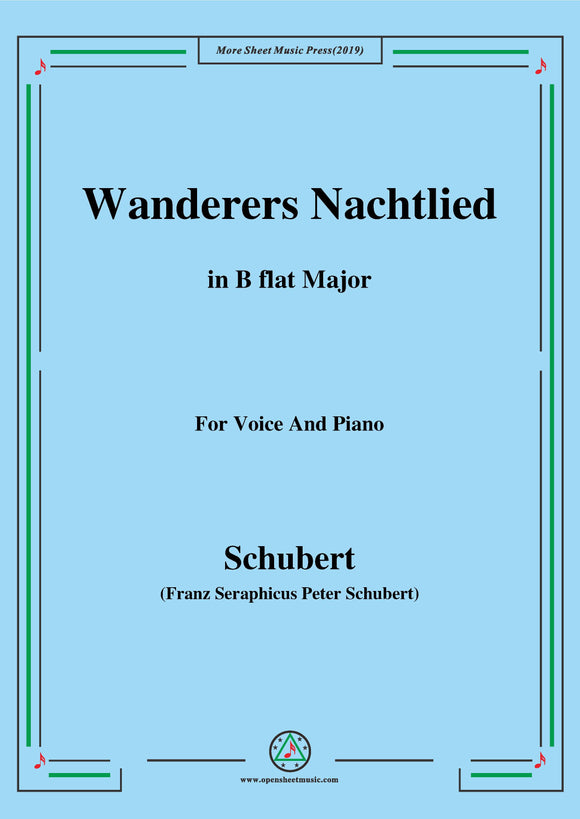 Schubert-Wanderers Nachtlied