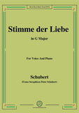 Schubert-Stimme der Liebe,D.418
