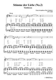 Schubert-Stimme der Liebe,D.418