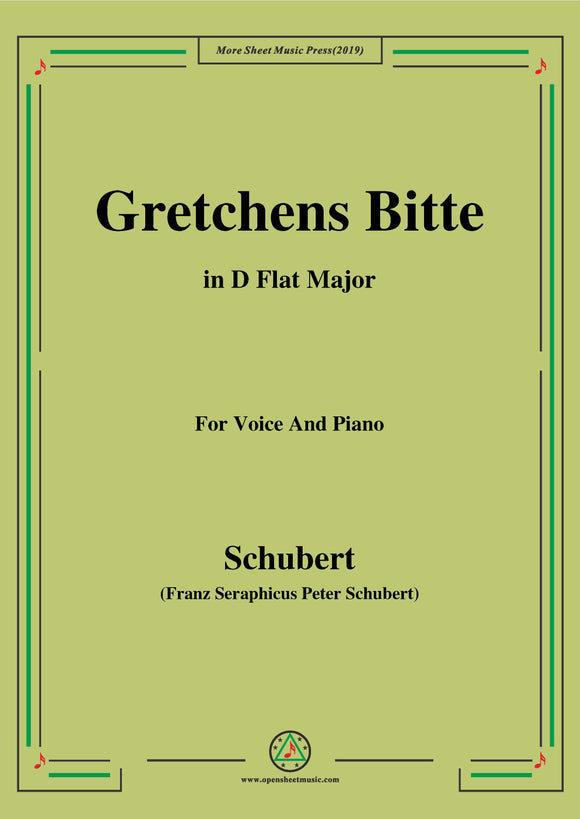 Schubert-Gretchens Bitte