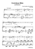 Schubert-Gretchens Bitte