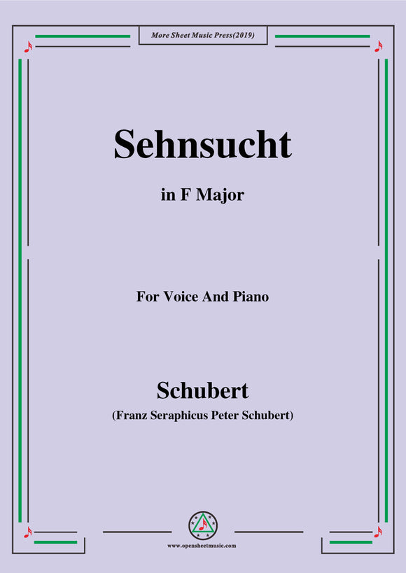 Schubert-Sehnsucht,D.52