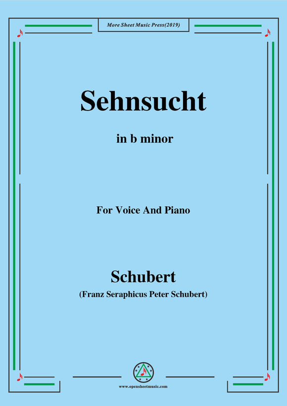 Schubert-Sehnsucht,Op.39(D.636)