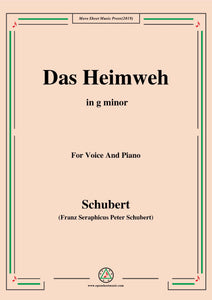 Schubert-Das Heimweh,Op.79 No.1