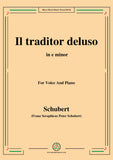 Schubert-Il traditor deluso