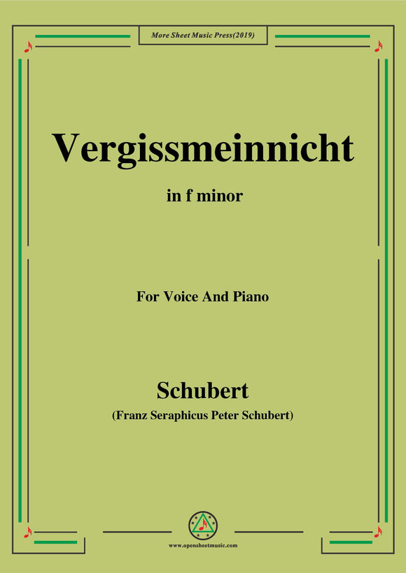 Schubert-Vergissmeinnicht