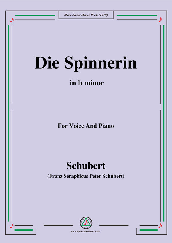 Schubert-Die Spinnerin