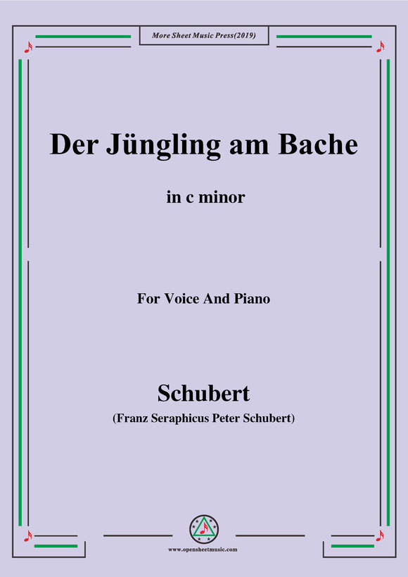 Schubert-Der Jüngling am Bache,Op.87 No.3