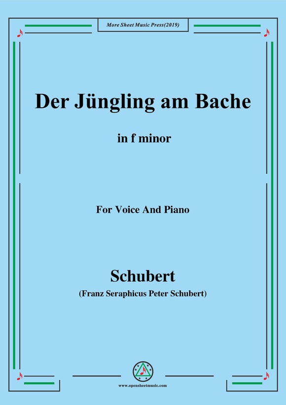 Schubert-Der Jüngling am Bache,D.192