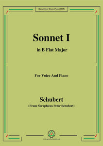 Schubert-Sonnet I