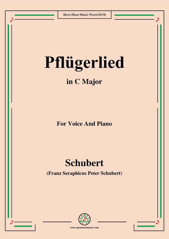 Schubert-Pflügerlied