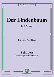 Schubert-Der Lindenbaum,Op.89,No.5
