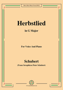 Schubert-Herbstlied