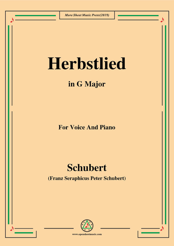 Schubert-Herbstlied