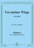 Schubert-Vor meiner Wiege