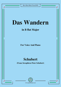 Schubert-Das Wandern