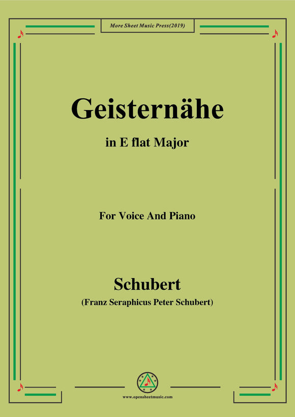 Schubert-Geisternähe
